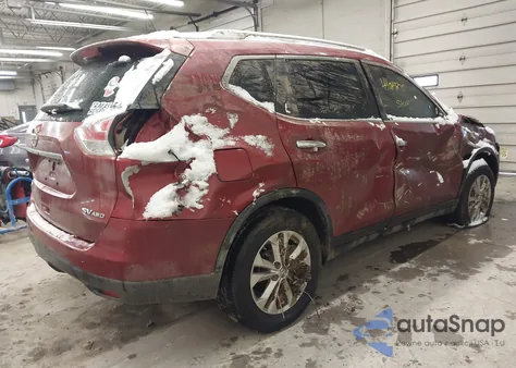 2015 Nissan Rogue Sv z USA, uszkodzony, nr VIN KNMAT2MV1FP513495